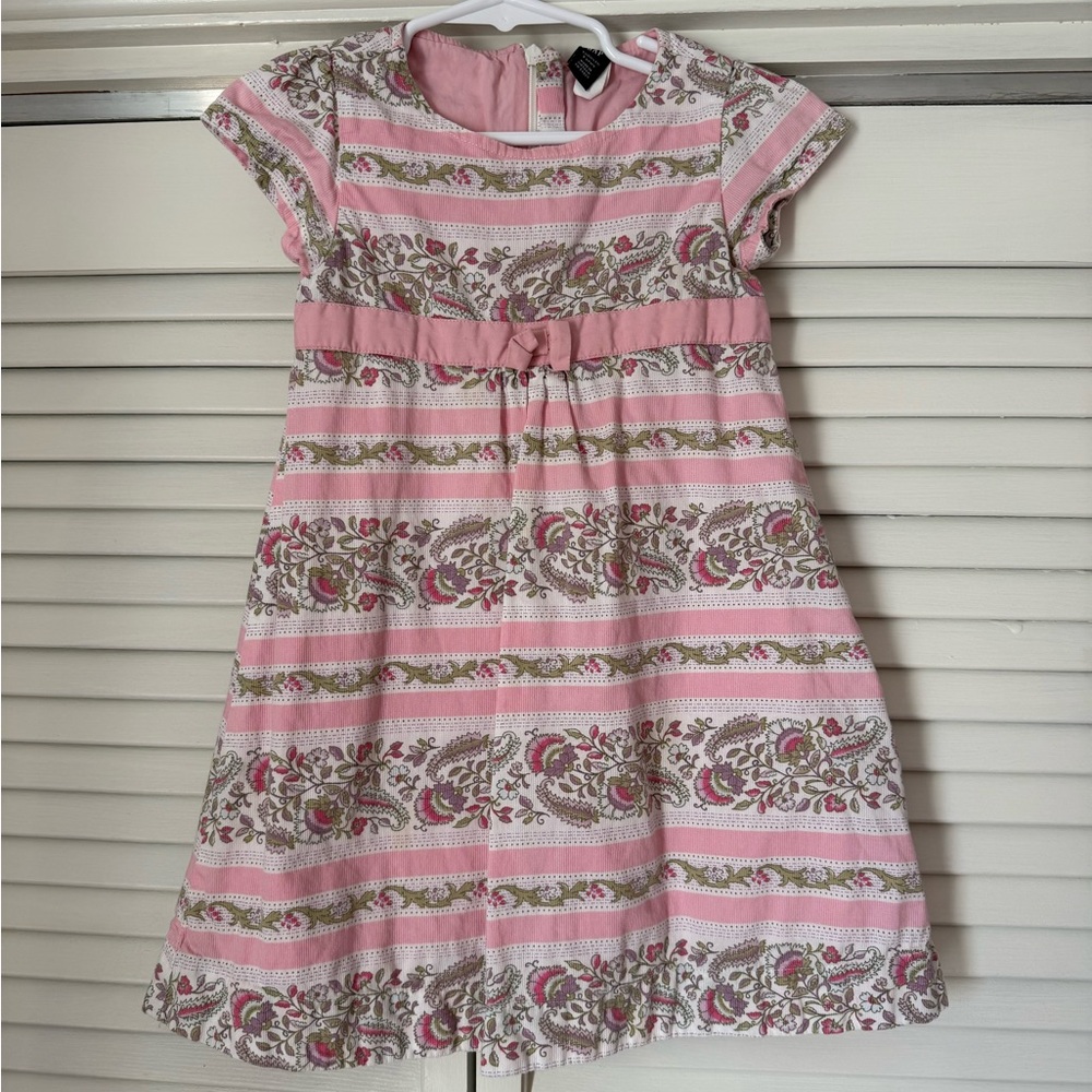 GAP Pink and White Floral Kids Dress